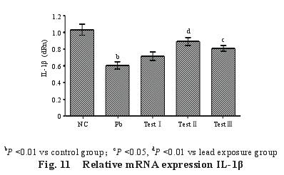  Relative m RNA expression IL-1