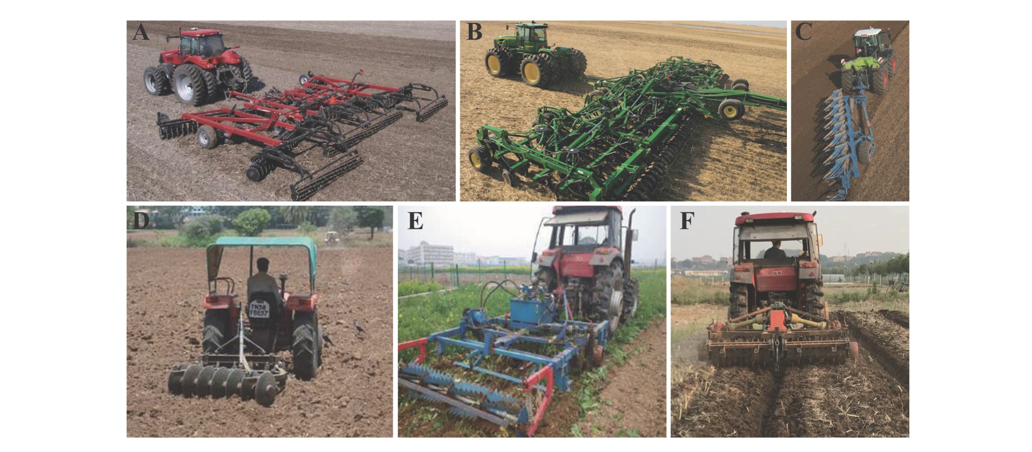 ͼ2 ͬͲ˲װFig.2 Tillage equipments of different rapeseed planting area in the world
