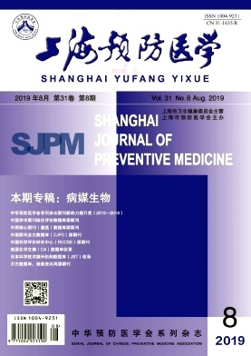 《上海预防医学杂志》杂志封面